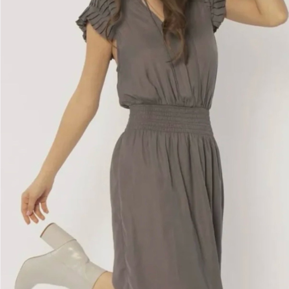 Isola Charcoal Midi Dress